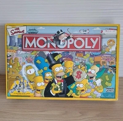The Simpsons Monopoly Family Board Game - Parker Brothers, - Image 1 of 4