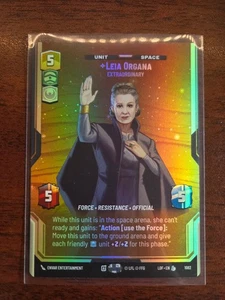 Star Wars Unlimited Legends Of The Force Foil Prestige Leia Organa 1082 L - Picture 1 of 1