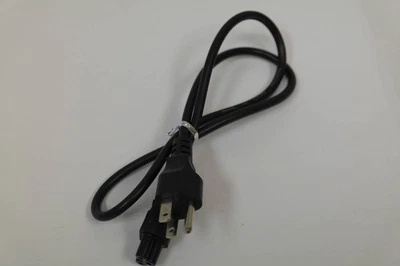 Universal AC Power Cord Standard 3 Prong Mickey Mouse Style Cable - Image 1 of 3