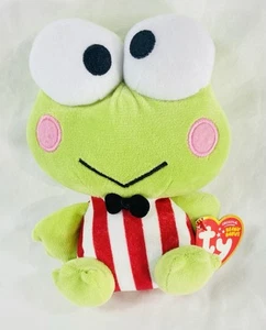 Ty Keroppi The Frog from Hello Kitty Beanie Baby Plush w/ Tag 6” (Read) - Picture 1 of 10