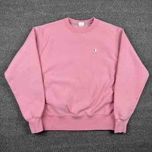 Champion Reverse Weave Crew Neck Sweatshirt Men’s Medium Pink Sportswear - Picture 1 of 7