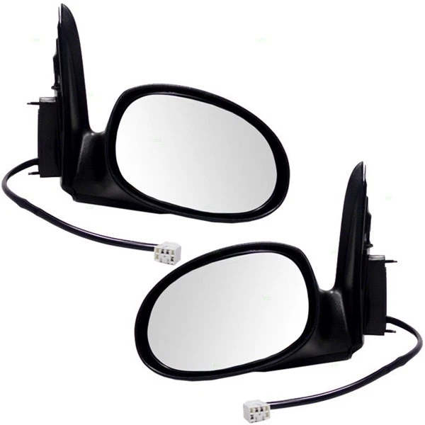 JUEGO DE PARES DE ESPEJOS RETROVISORES ELÉCTRICOS SIN CALOR NO PLEGABLES PARA 04-10 PT Cruiser Wagon Foto 1 de 4