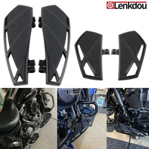 Phantom Floorboards Footboards Foot Pegs For Harley Touring Dyna Softail Fat Boy - Picture 1 of 12