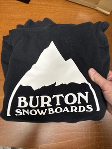 Burton Snowboards Hoodie XL Schwarz Original Logo Pullover Sweatshirt - Bild 1 von 6