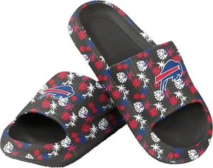 Sandalias FOCO para mujer con logotipo de equipo de la NFL - Imagen 1 de 13
