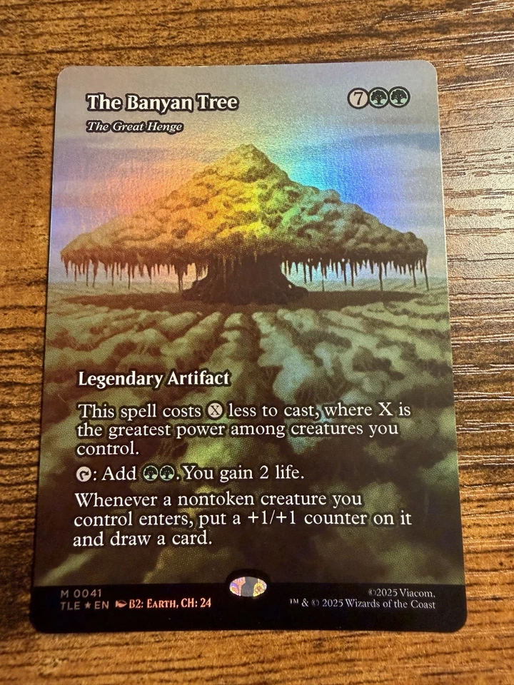 MTG Avatar The Banyan Tree Borderless Eternal-Legal Foil Mythic Beautiful Card!! - Image 1 of 1