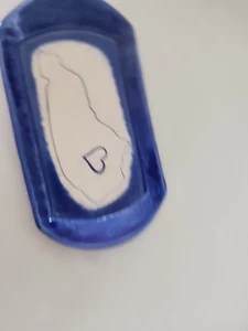 Dirty South Keramik Schmuckstück Trey Kentucky Seifenschale blau - Bild 1 von 3