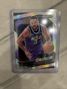 2024-25 Prizm Black CJ McCollum Hyper Prizm - Picture 1 of 2