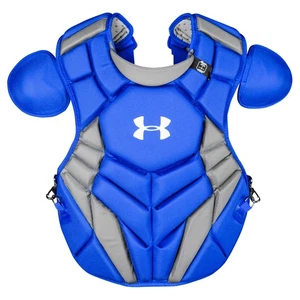 Under Armour UA Pro 4 Intermediate 14.5 Inch Catcher's Chest Protector - Royal - Picture 1 of 1