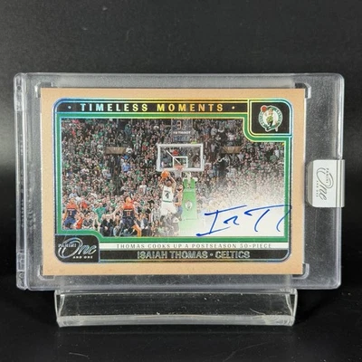 Isaiah Thomas 2024-25 Panini One and One Timeless Moments sellado automático FOTL 1/3 Foto 1 de 4