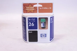 Oryginalny OEM HP 51626A 26 Duży czarny atrament Catridge zapieczętowany - Zdjęcie 1 z 6