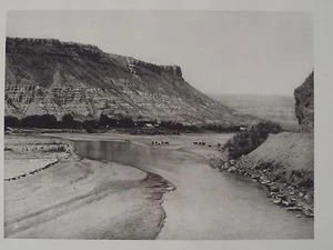The Virgin River Utah Photogravure 1927 By E. O. Hoppe - Picture 1 of 2