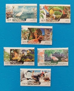 MEXICO 2005 CONSERVATION 6v - FAUNA FLORA - bird stamps MNH - Picture 1 of 1