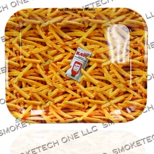 Vassoio arrotolabile in metallo design patatine fritte grezzo e ketchup piccolo 11' x 7'' - Foto 1 di 1