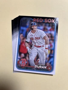 Jarren Duran 2024 Topps #108 14 Card Lot Boston Red Sox - Picture 1 of 2