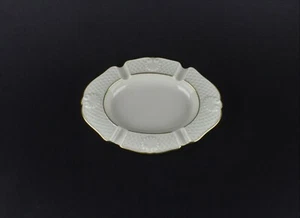 Vintage Lenox Ivory China Aegean Design 8" Nautical Shell Oval Ashtray USA - Picture 1 of 6
