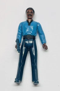 Original Vintage 1980 Star Wars Lando Calrissian Action Figure Kenner W/ Blaster - Picture 1 of 5