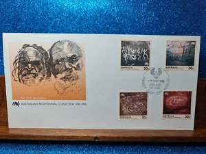 First Day Cover 📮1984 (4 stamps) The First Australians 📮 Adelaide SA - Picture 1 of 2