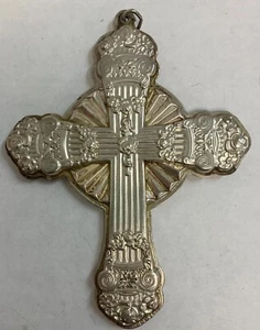 2010 Towle Old Master Sterling Silver Cross Ornament AAA2502 - Picture 1 of 8