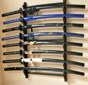 PORTA SPADE 8 POSTI DA PARETE BOKKEN STAND ESPOSITORE PORTASPADE KAKE KENJUTSU - Imagen 1 de 1