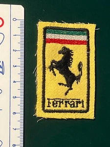 FERRARI ITALY, ORIGINAL VINTAGE FABRIC PATCH - Picture 1 of 1