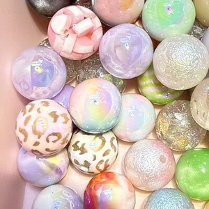 16 Mm Bead Mix 20 Pc Total - Picture 1 of 4