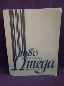 1980 OLDSMOBILE OMEGA SHOP MANUAL SERVICE BOOK ORIGINAL VG COND OEM - Picture 1 of 8