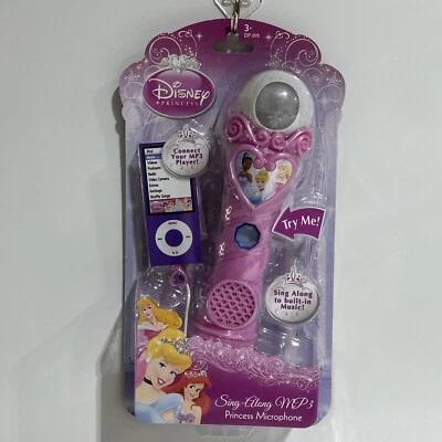 Disney Princess Sing A Long Microphone Connect to MP3 Player NEW TOY - Image 1 of 4