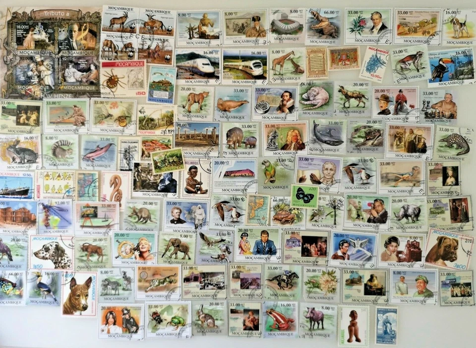 Colección de estampillas de Mozambique - 100 a 400 estampillas diferentes Foto 1 de 1