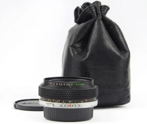 Olympus OM Zuiko Auto-S 2/40mm Pancake Lens - Picture 1 of 7