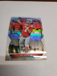 2022 Bowman University Chrome CJ Stroud Chrome Refractor Rookie RC #100 - Picture 1 of 2