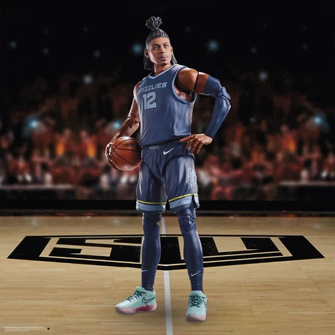 NBA x Hasbro Ja Morant Memphis Grizzlies Starting Lineup Series 1 Action Figure Cover