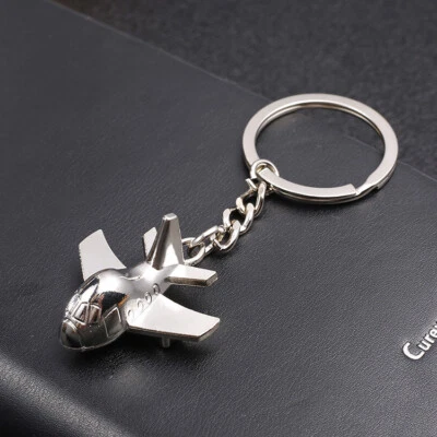 Pingente chaveiro modelo aeronave 3D 1 peça presente requintado - Imagem 1 de 4