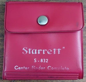 Starrett S-832 Center Finder INCOMPLETE Set - Picture 1 of 4
