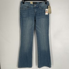 Seven 7 Mens Blue Denim Blue Label Flare Leg Jeans Size 28 NEW