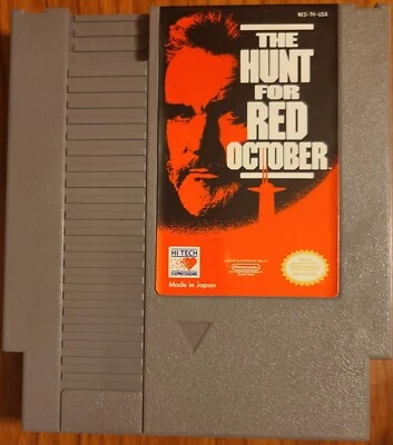 Nintendo NES The Hunt For Red October Game Cartridge 1985 Authentic & Tested - Image 1 of 4