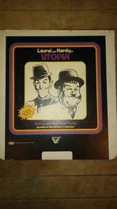 SELTENE Sammlerstück CED Picture Disc - Laurel and Hardy UTOPIA - MGM/UA - Bild 1 von 2