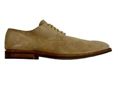 Heschung Suede Oxford Shoes, Beige, Mens US12 