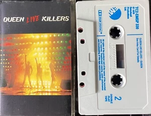 QUEEN~Live Killers~Vintage Music Cassette Tape EMI 1979 Freddie Mercury - Picture 1 of 3