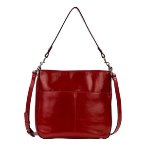 Patricia Nash Vivianna Leather Shoulder Bag - Lava Red $249.95 - Picture 1 of 7