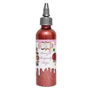Confect Drips | Decoración Pastel Comestible Color Metálico (Bronceado Borgoña) 100 ml - Imagen 1 de 8