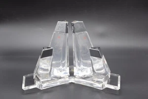 Angelo Mangiarotti Colle Crystal Salt Pepper Oil Vinegar Bottle Cruet Modernist - Picture 1 of 11