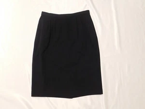 Atrium Collection Women's Black Pencil Skirt Lined Size 12  - Picture 1 of 3