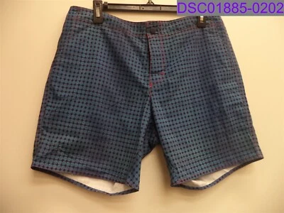 Baúl de baño azul con estampado circular Zachary Prell Arroyo azul para hombre talla 33 S18M004WP Foto 1 de 3