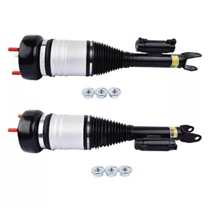 Pair Front Air Suspension Shock Struts For Mercedes-Benz W205 S205 C180 C200 RWD - Picture 1 of 6