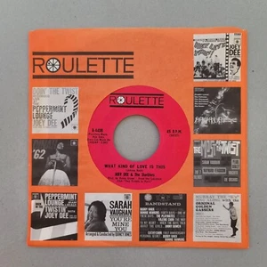 Roulette - Joey Dee & The Starlifers - What Kind Of Love Is This/Wing-Ding 45RPM - Picture 1 of 4