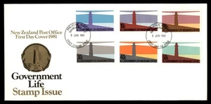 Mayfairstamps New Zealand FDC 1981 Govt Life Ins Lighthouse Combo First Day Cove - Picture 1 of 2
