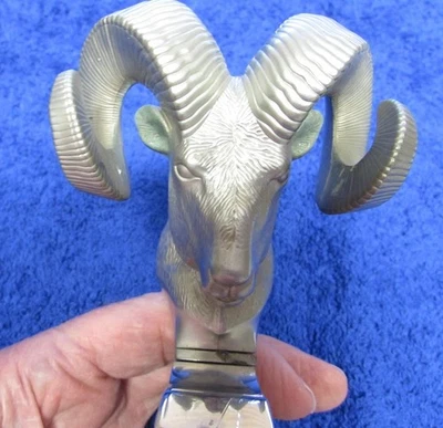 OEM 1981-1993 DODGE RAM HOOD ORNAMENT PICKUP TRUCK RAMCHARGER GENUINE MOPAR - Image 1 of 4