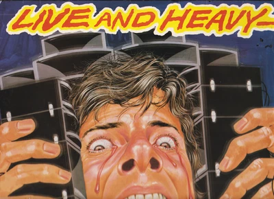 Various~LIVE & HEAVY, 1981 original UK press NEMS LP! VG+/NM - Image 1 of 4