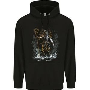 Poseidon Greek God of Water Mythology Childrens Kids Hoodie - Picture 1 of 3